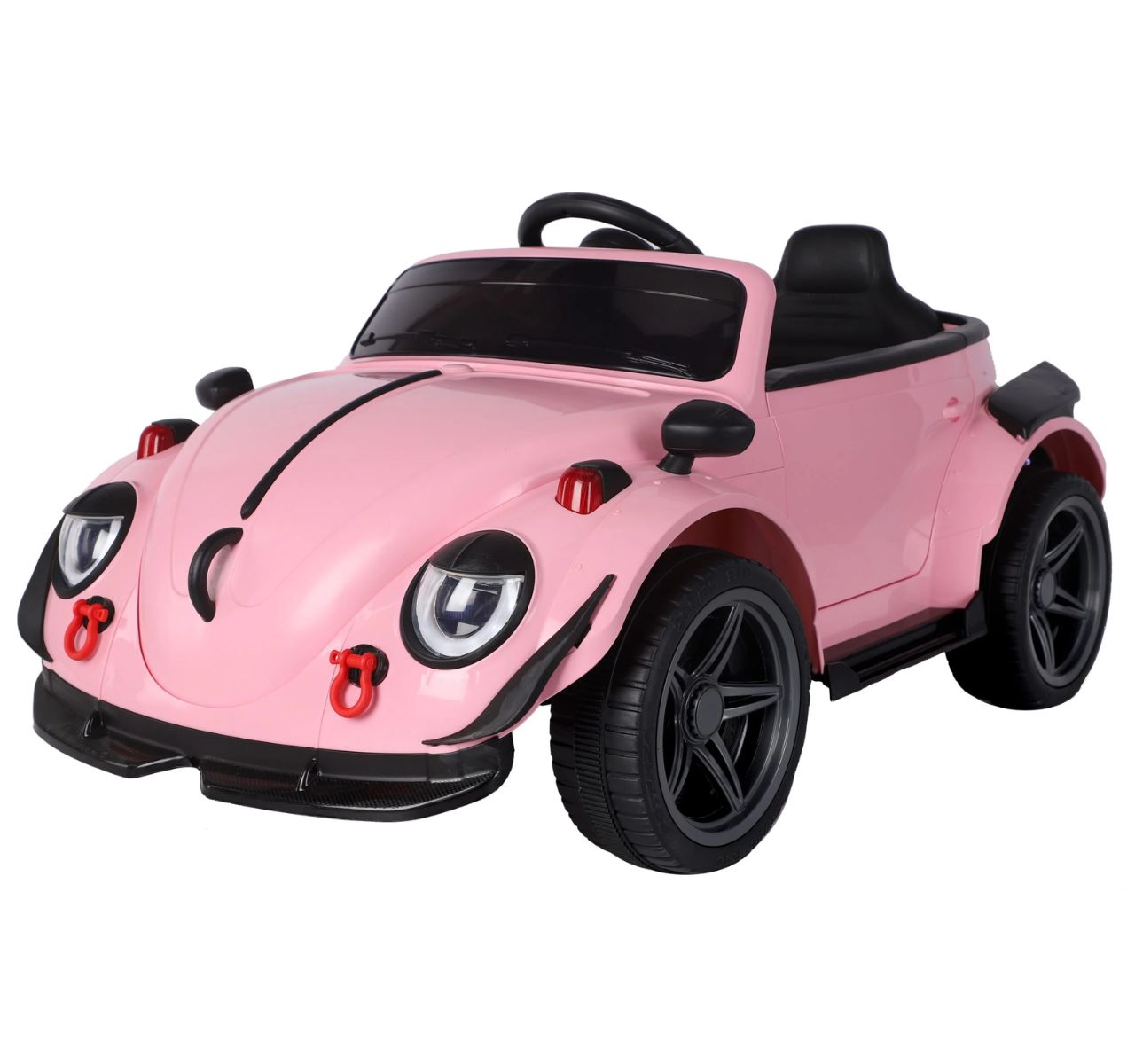 TS Retro Buba auto na akumulator 12V sa daljinskim upravljačem Pink