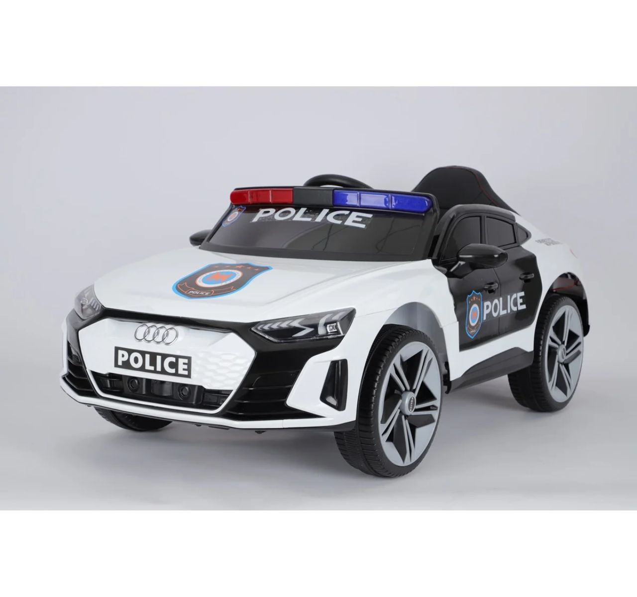 TS-Audi E-Tron GT Police auto na akumulator 12V-Happy kids