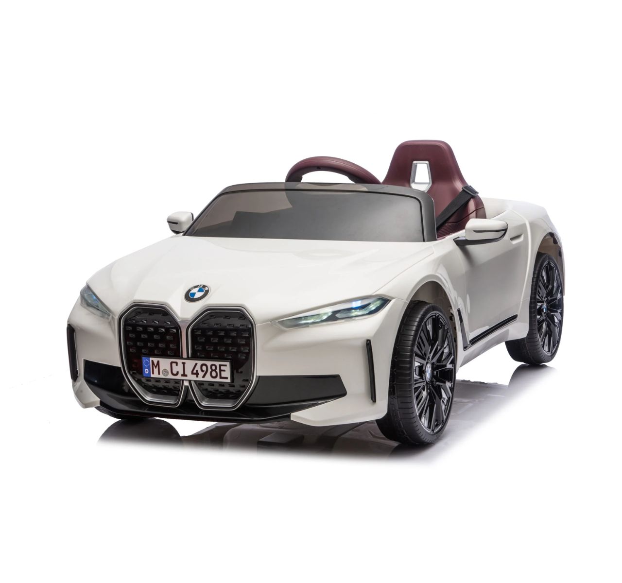 TS BMW I4 auto na akumulator 12V sa daljinskim upravljačem White