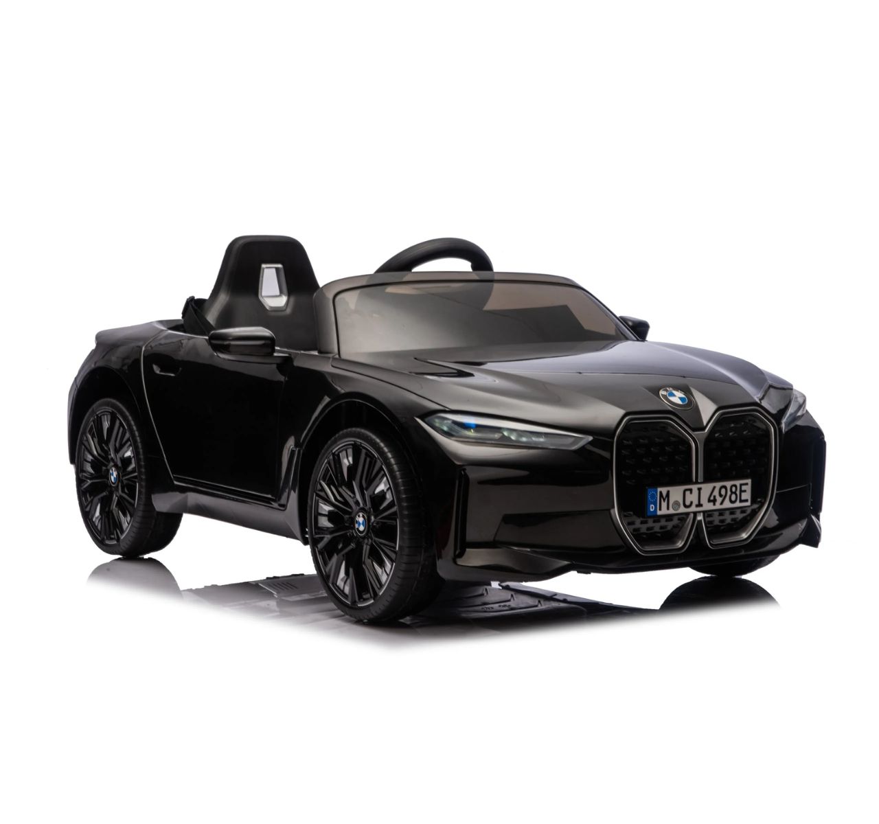 TS BMW I4 auto na akumulator 12V sa daljinskim upravljačem Black-Happy kids