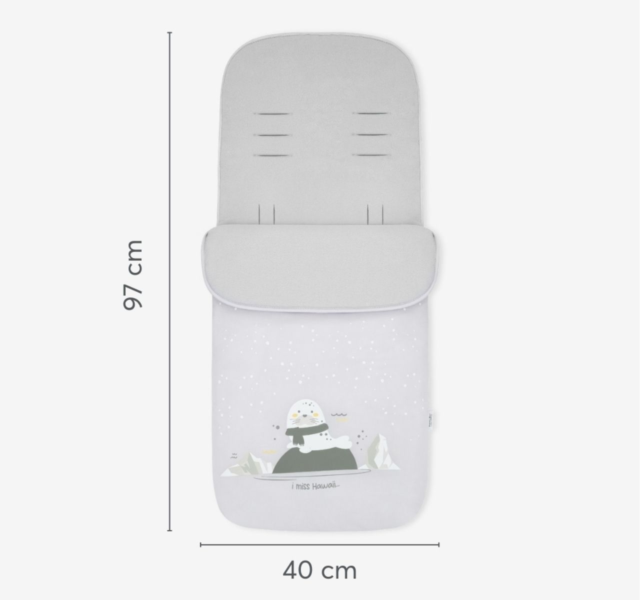 Kikka boo Polar zimska navlaka za kolica Sleepy Sheep-dimenzije