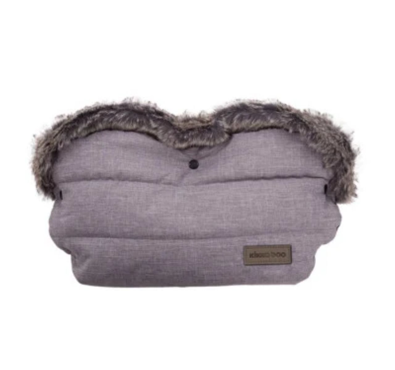   Kikka Boo Fur zimska navlaka za rukohvat kolica Melange grey-Happy kids