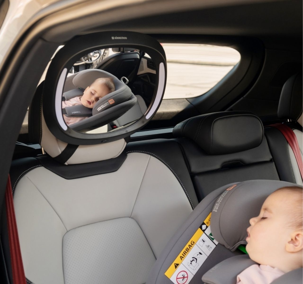   Kikka boo Led ogledalo/retrovizor za auto Crno-primena 
