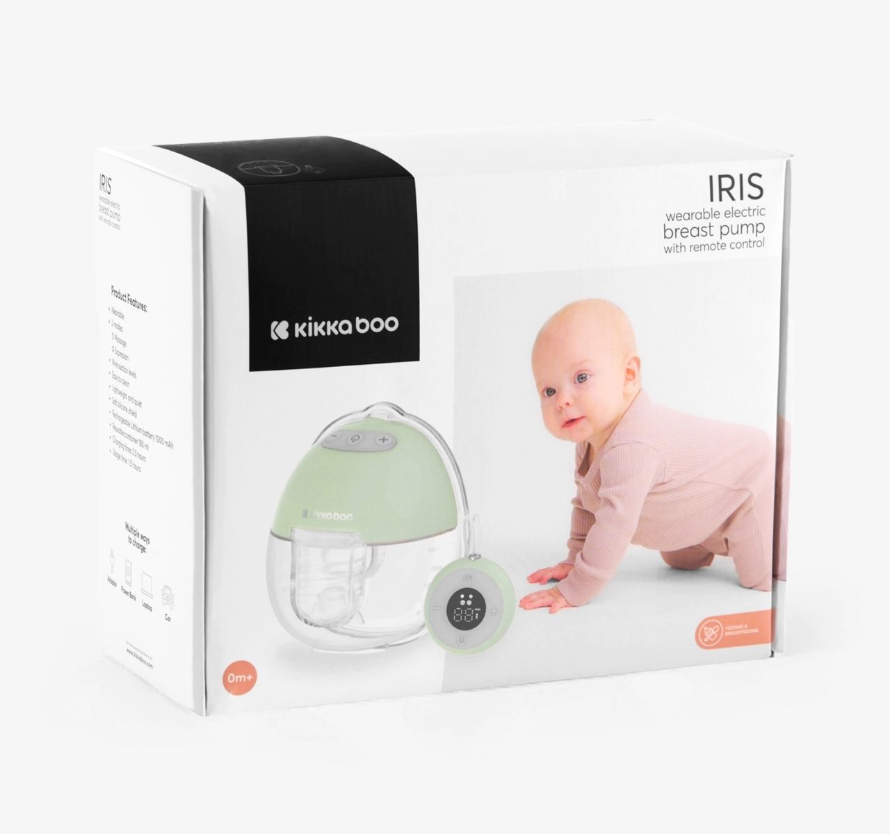 Kikka Boo Iris Hands Free električna pumpica za izmlazanje mleka sa daljinskim upravljačem