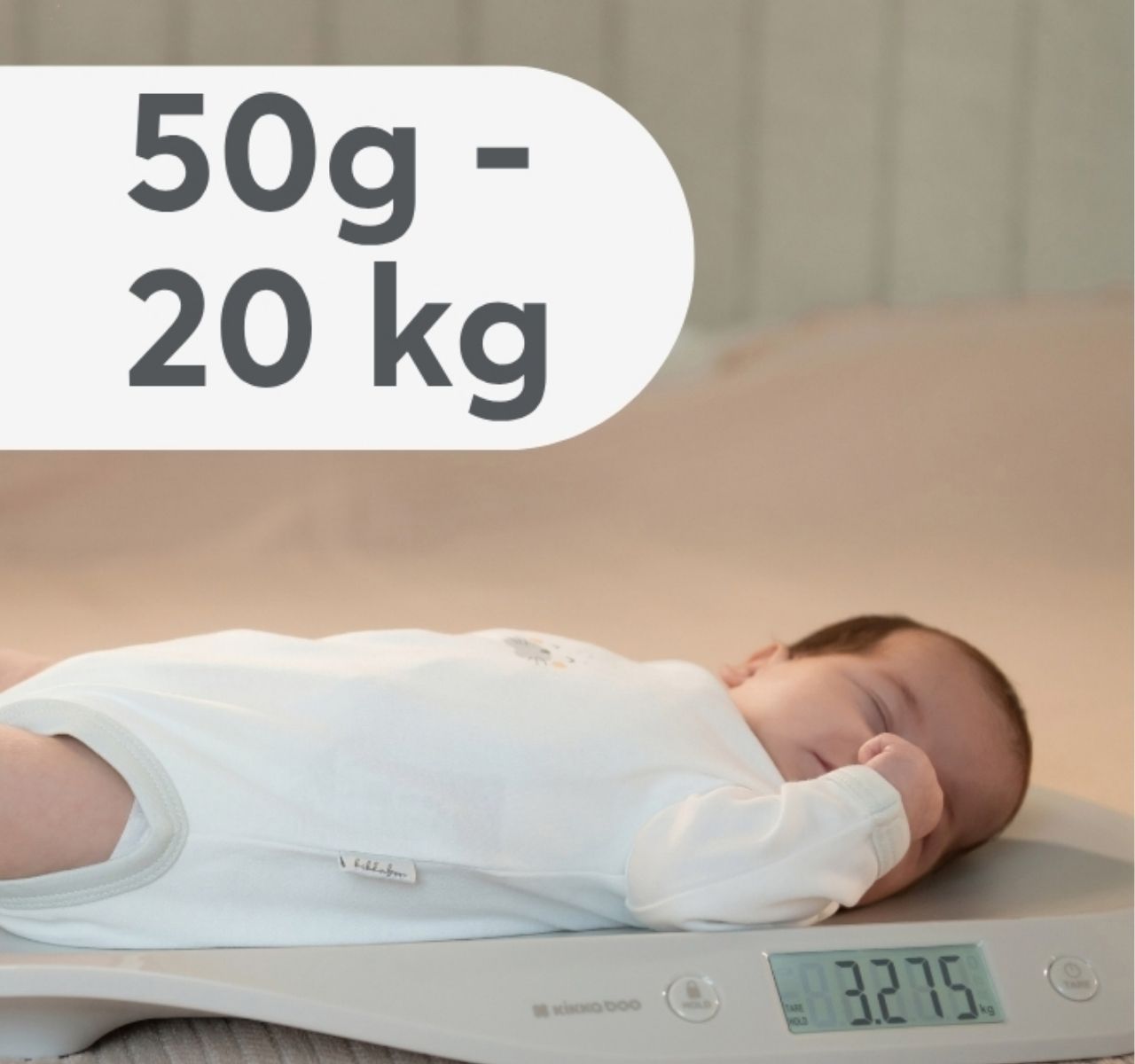 Kikka Boo Lyra digitalna vaga za bebe Pink-do 20kg