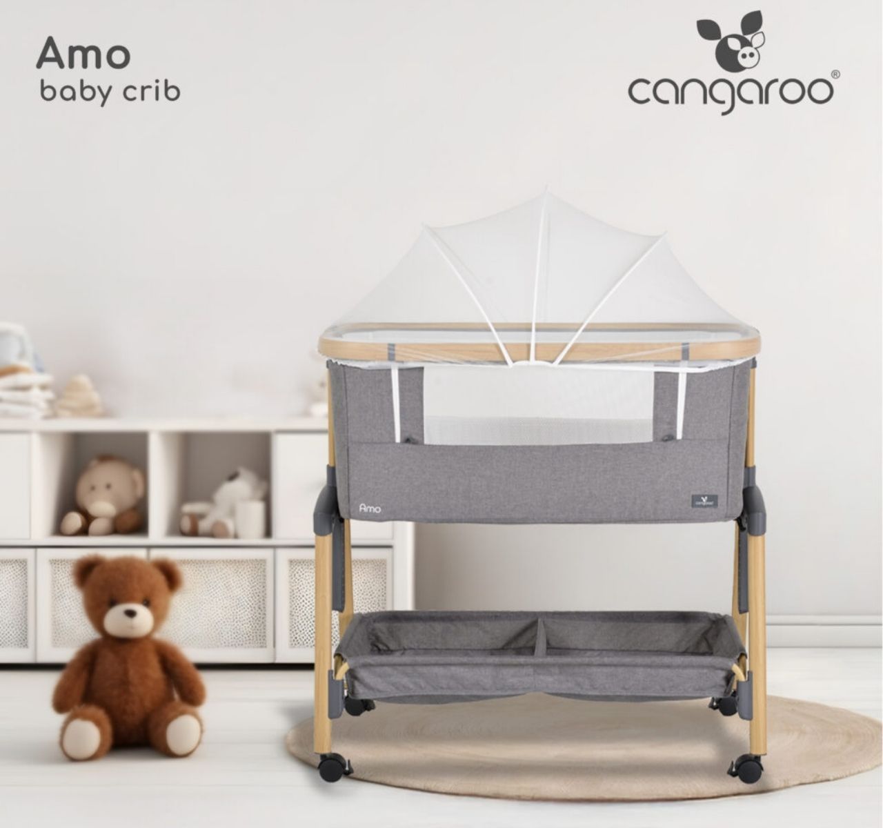Cangaroo Amo kolevka za bebe Dark grey