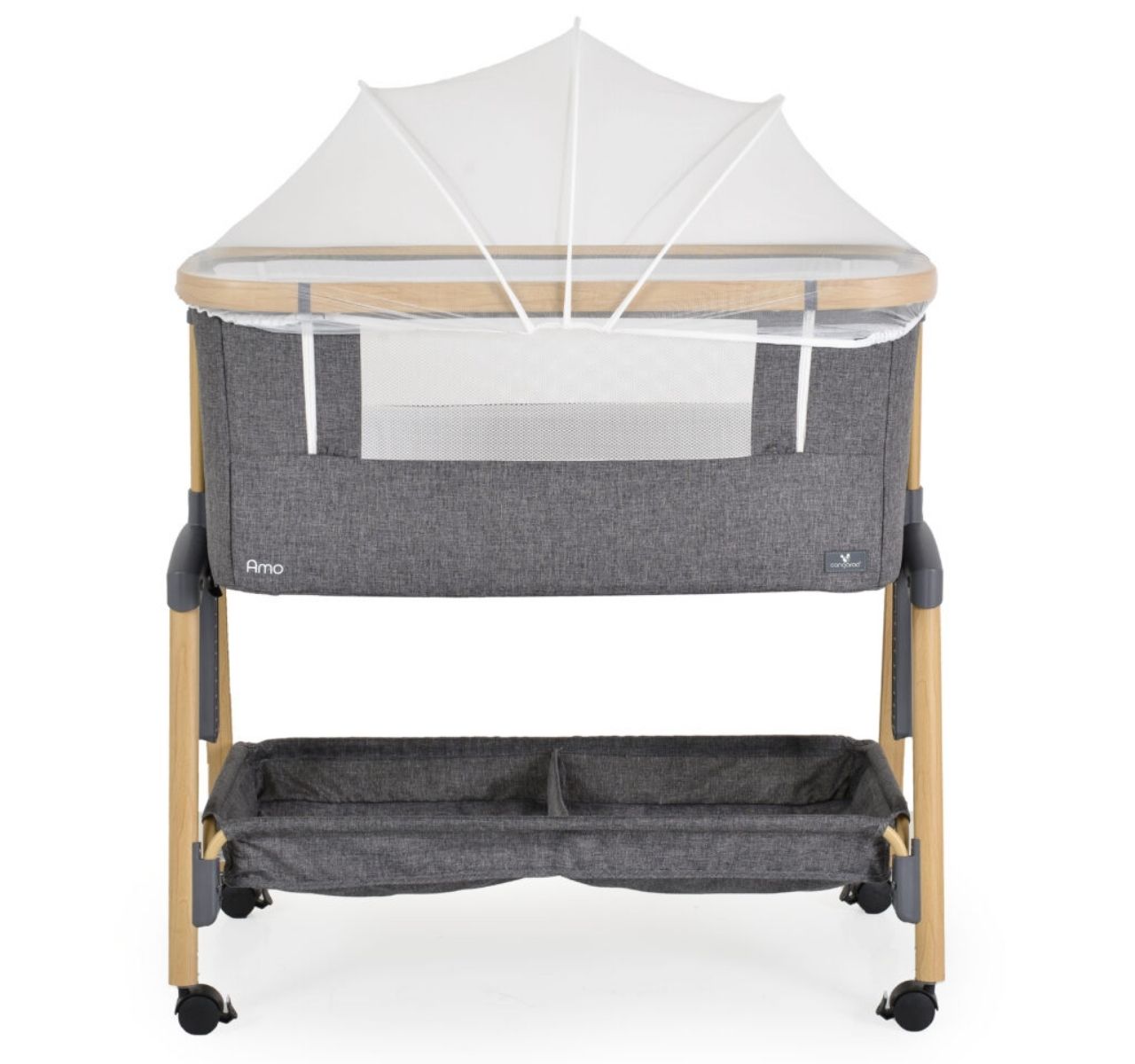 Cangaroo Amo kolevka za bebe Dark grey-sa mrezicom-Happy kids