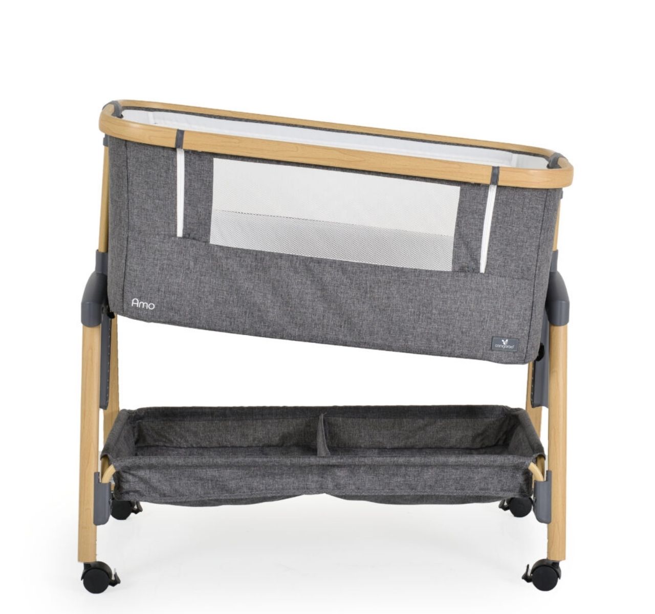 Cangaroo Amo kolevka za bebe Dark grey-antikolic polozaj
