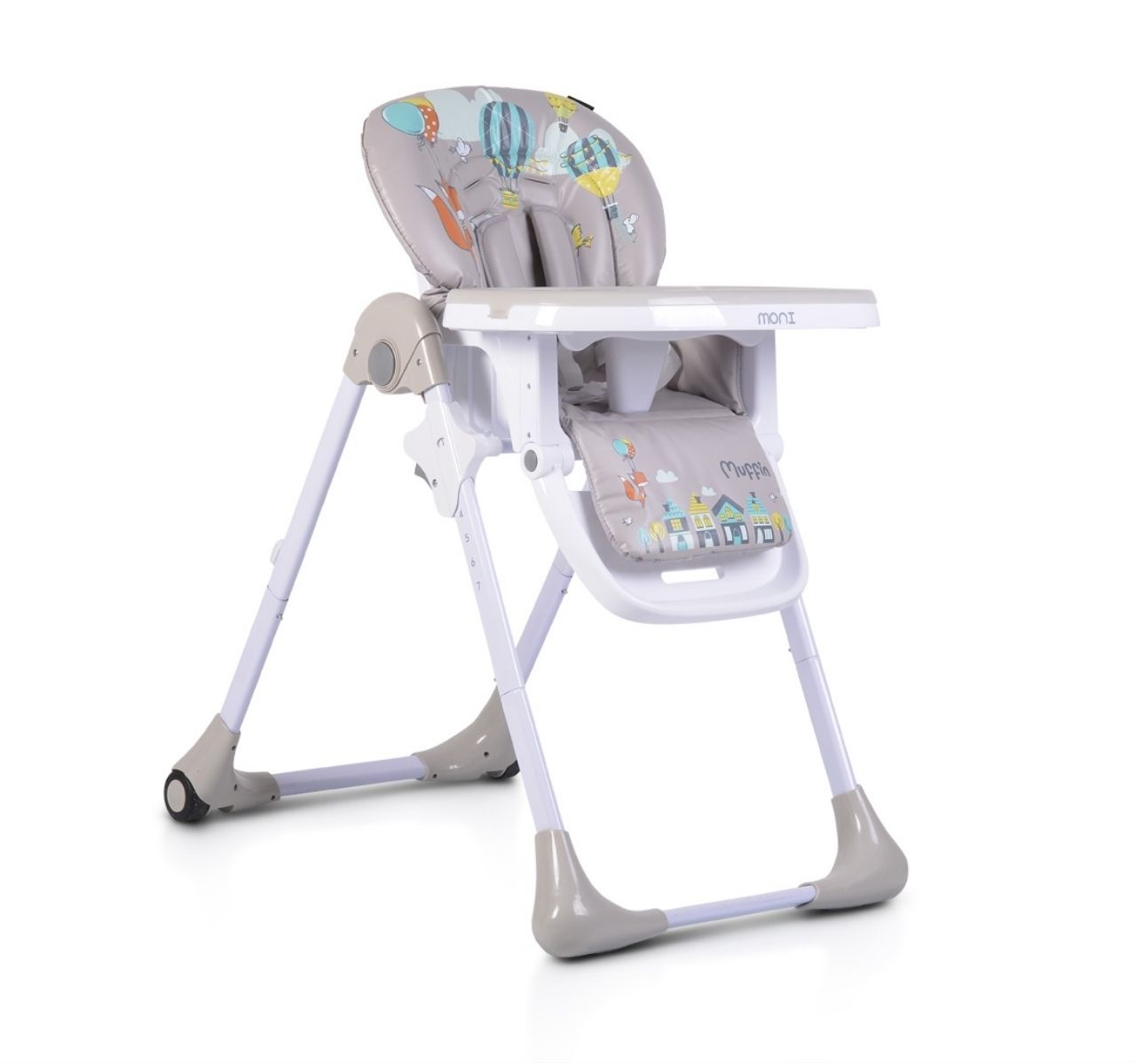 Moni Muffin hranilica za bebe Grey-Happy kids