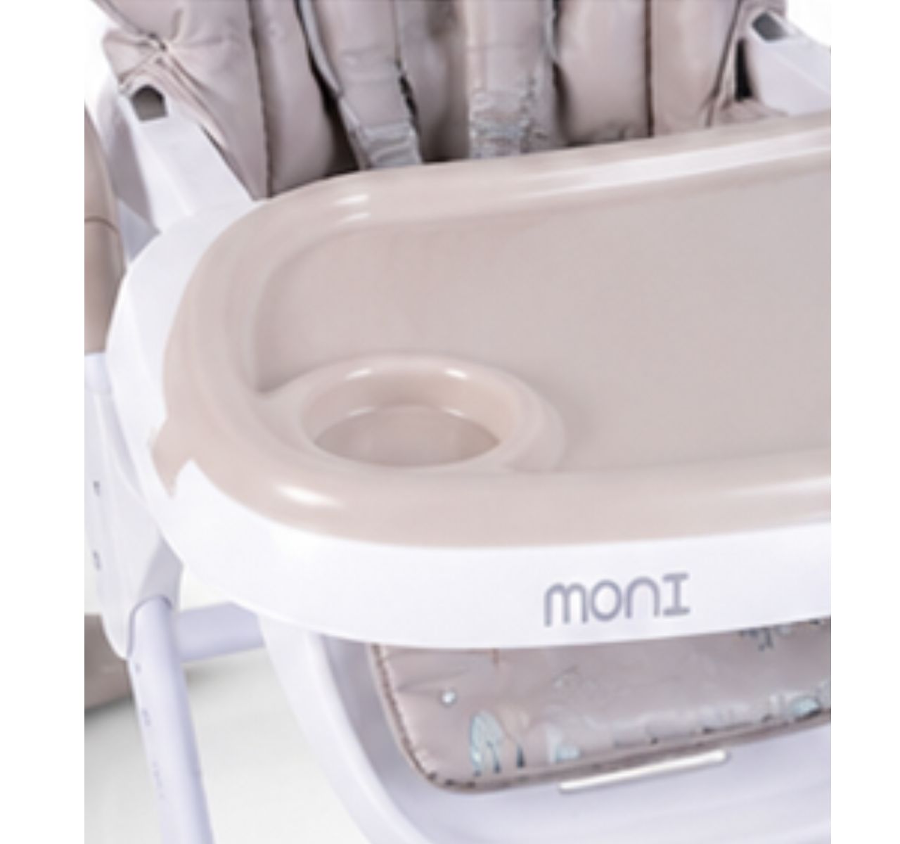 Moni Muffin hranilica za bebe Grey-dvostruka tacna