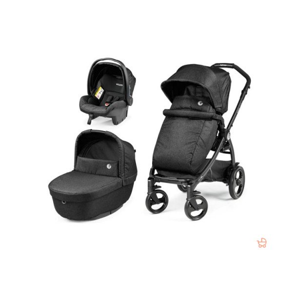 Happy Kids Kolica za bebe 3u1 Peg Perego Futura Ardesia