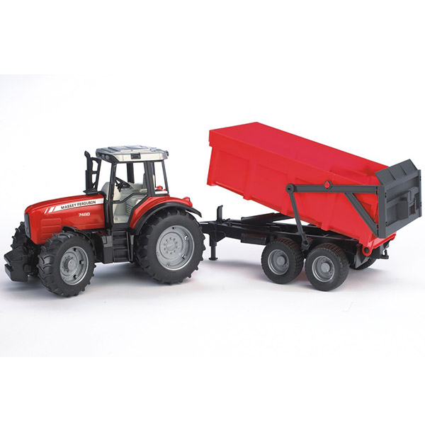 Bruder traktor Ferguson 7480 sa prikolicom