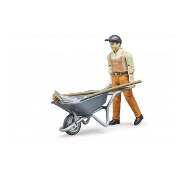 Figura čovek, set sa kolicima-Bruder