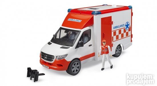 Bruder kamion MB Sprinter sa figurom