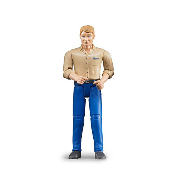 Bruder Figura čovek,plavi jeans