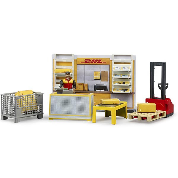 Bruder set sa Figurama i paletarem DHL