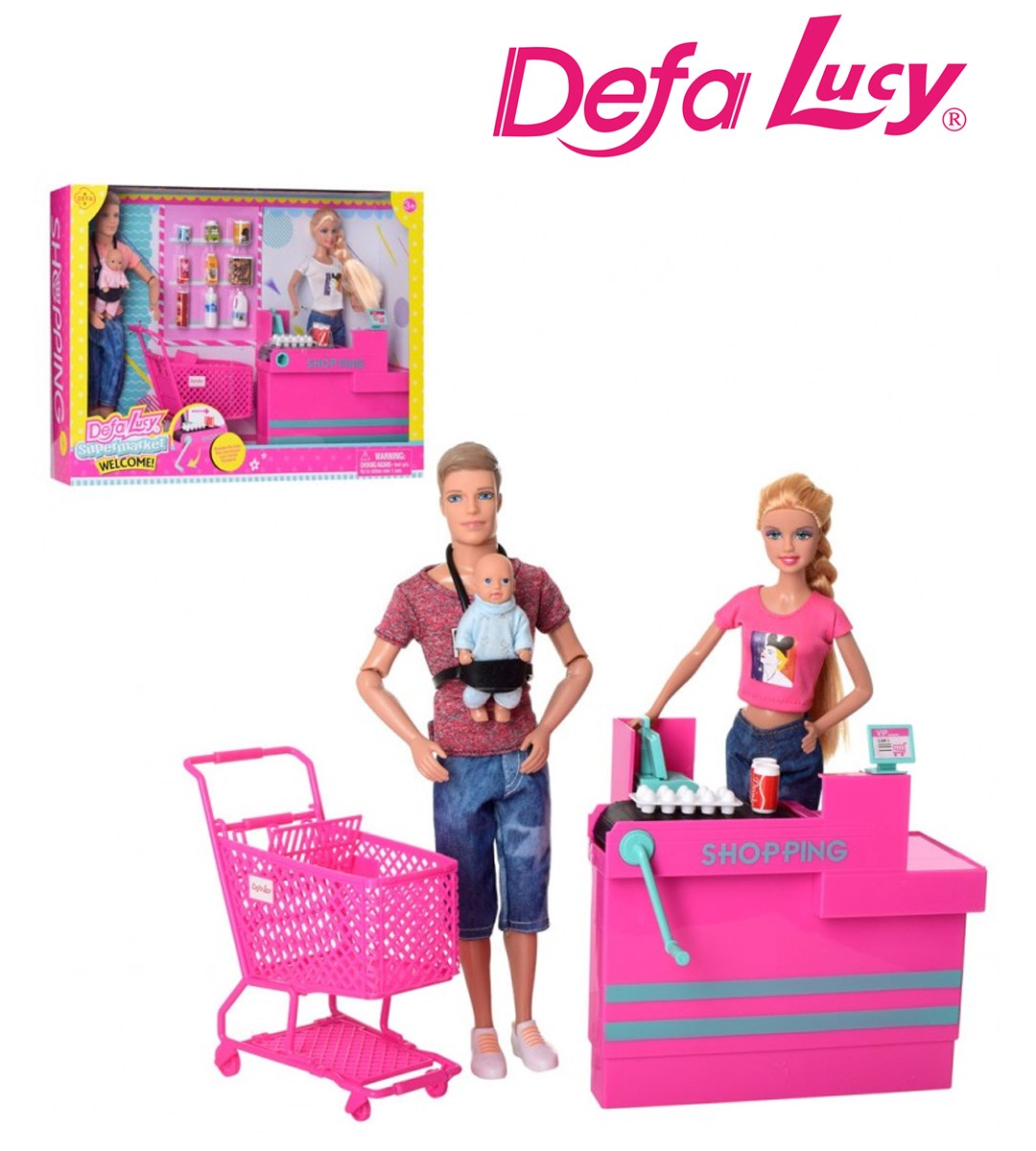 Igračka Defa Lucy set porodica u kupovini