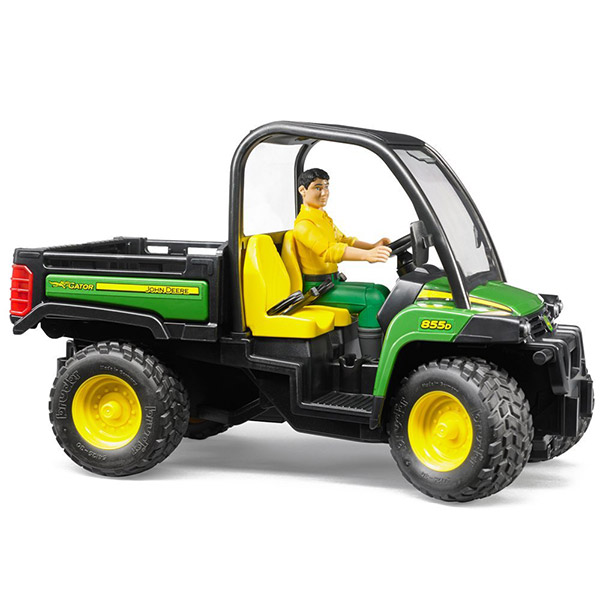 Bruder John Deer Gator 855D sa figurom