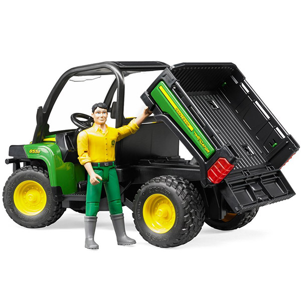 Bruder John Deer Gator 855D sa figurom