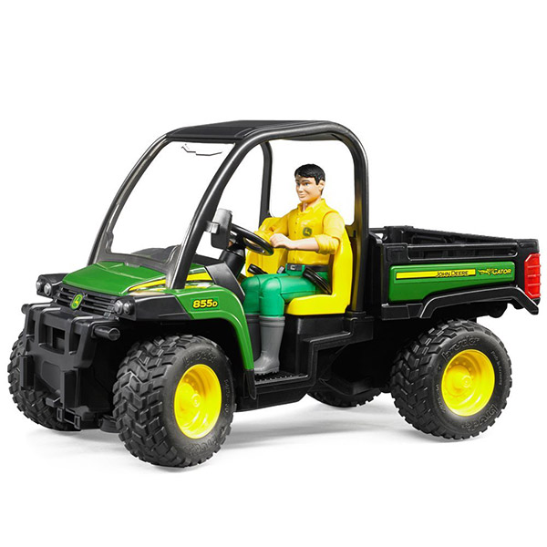 Bruder John Deer Gator 855D sa figurom
