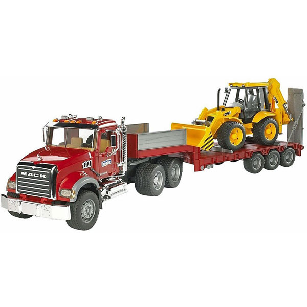 Bruder Kamion Mack sa JCB utovarivačem