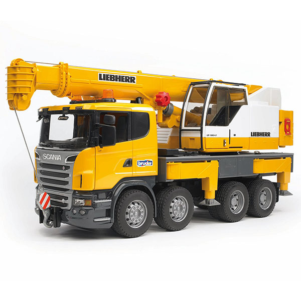 Bruder Kamion Scania Lieherr kran 1,2m