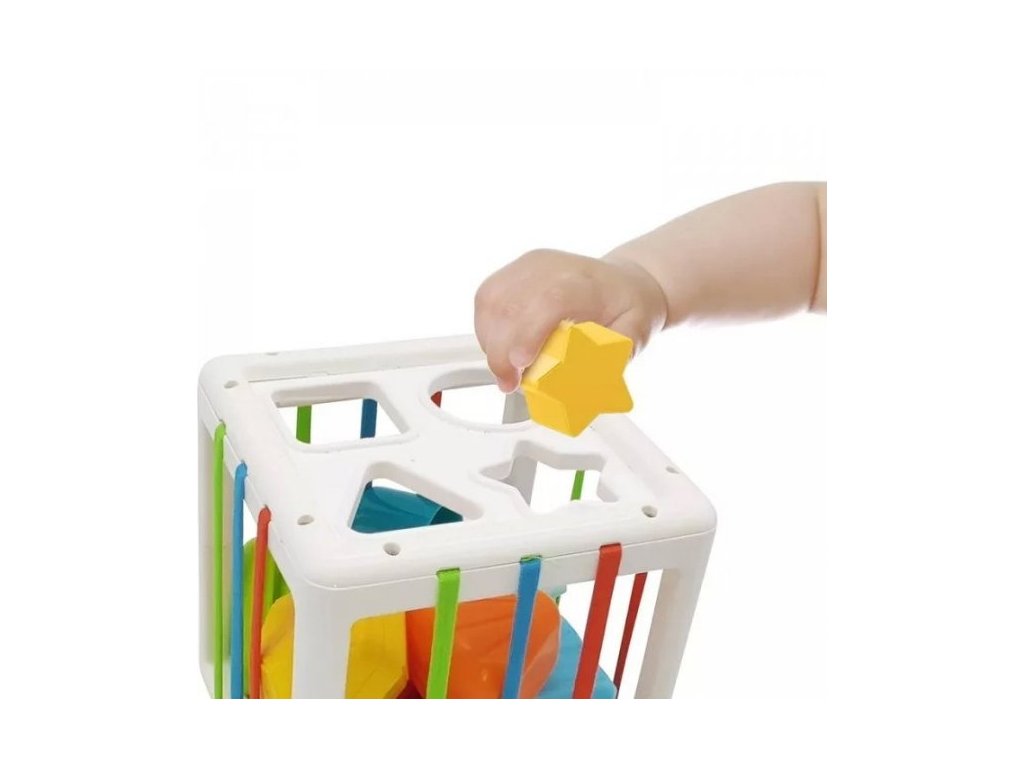 Huanger Igračka za bebe Edukativna kocka-sorter oblika