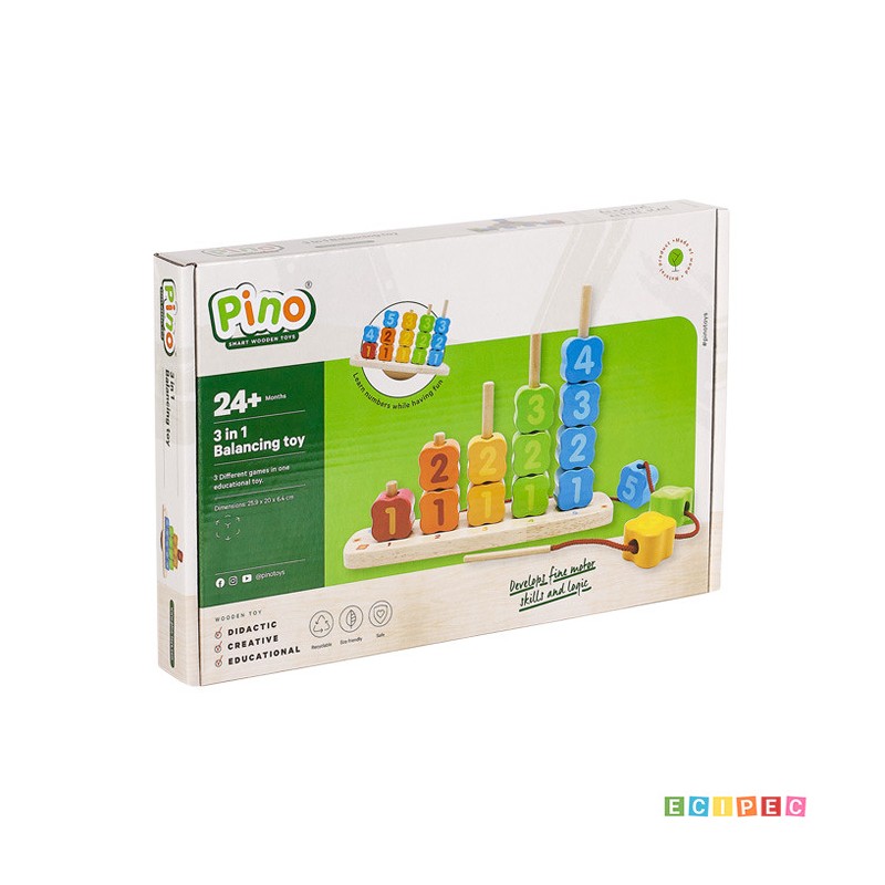 PINO 3 u 1 Didaktička Klackalica