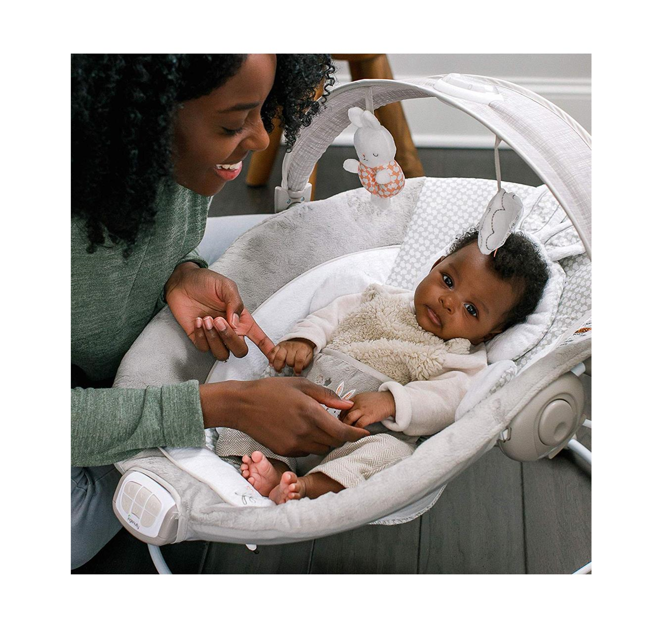 Ingenuity lezaljka njihalica za bebe InLighten Bouncer-Twinkle Tails