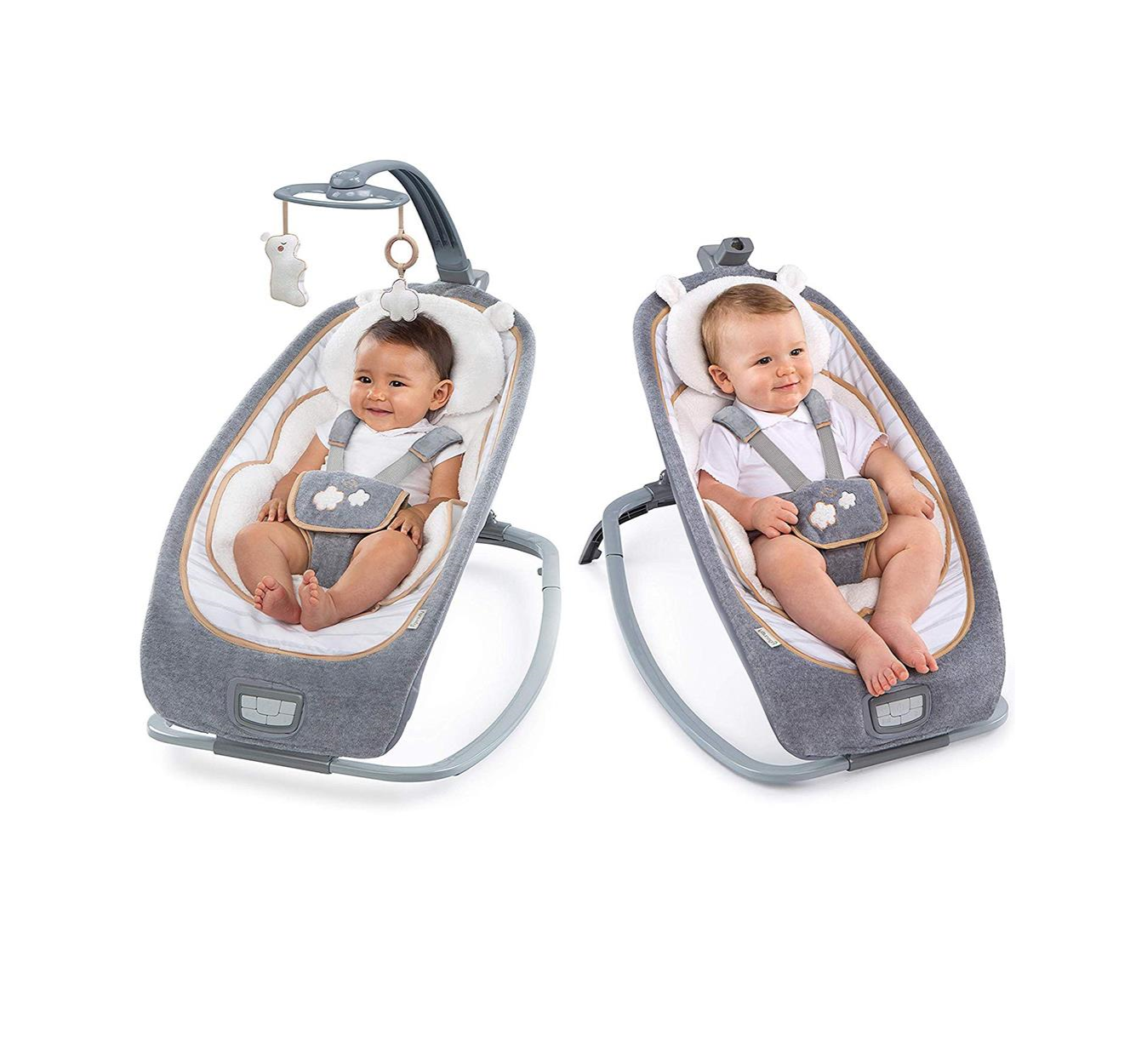 Ingenuity lezaljka-njihalica Boutique Collection Rocking Seat Bella Teddy