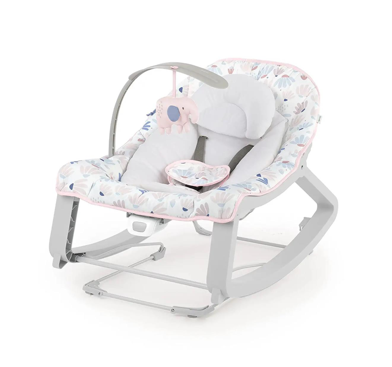 Ingenuity elektricna ljuljaska Keep Cozy-Grow With Me Rocking Seat-Pink