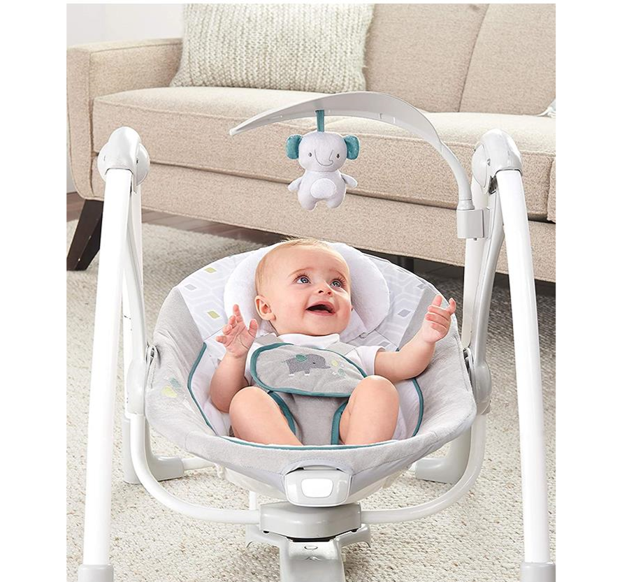 Ingenuity elektricna ljuljaska Convertme Swing 2-Seat Nash