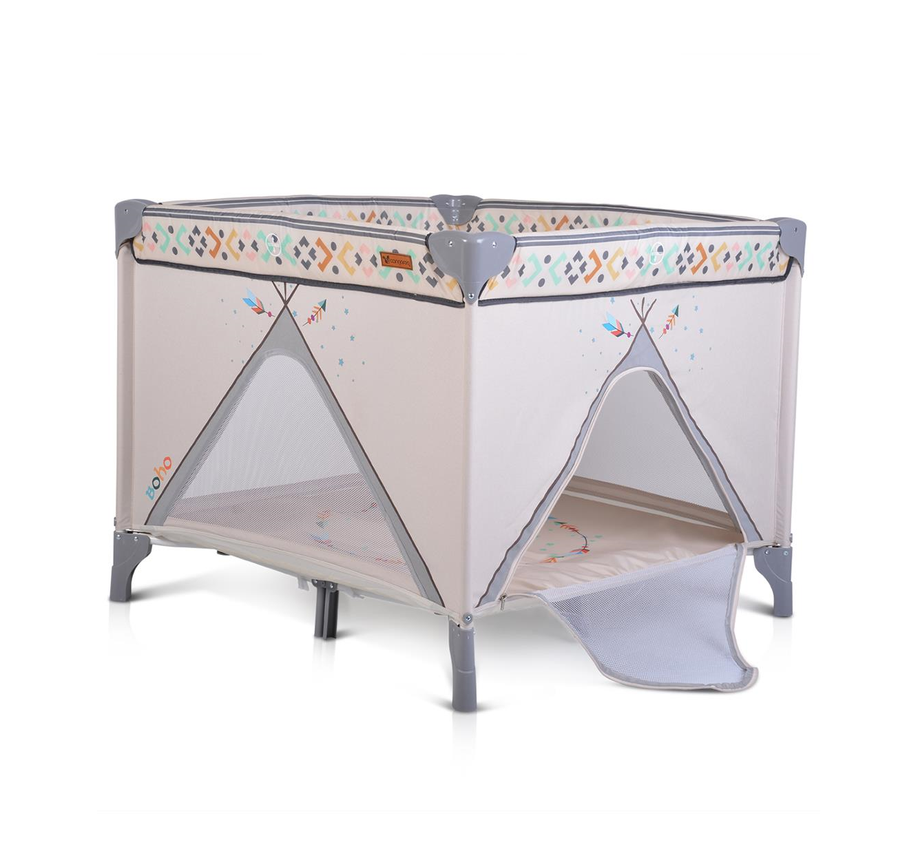 Cangaroo ogradica za bebe Boho -Beige