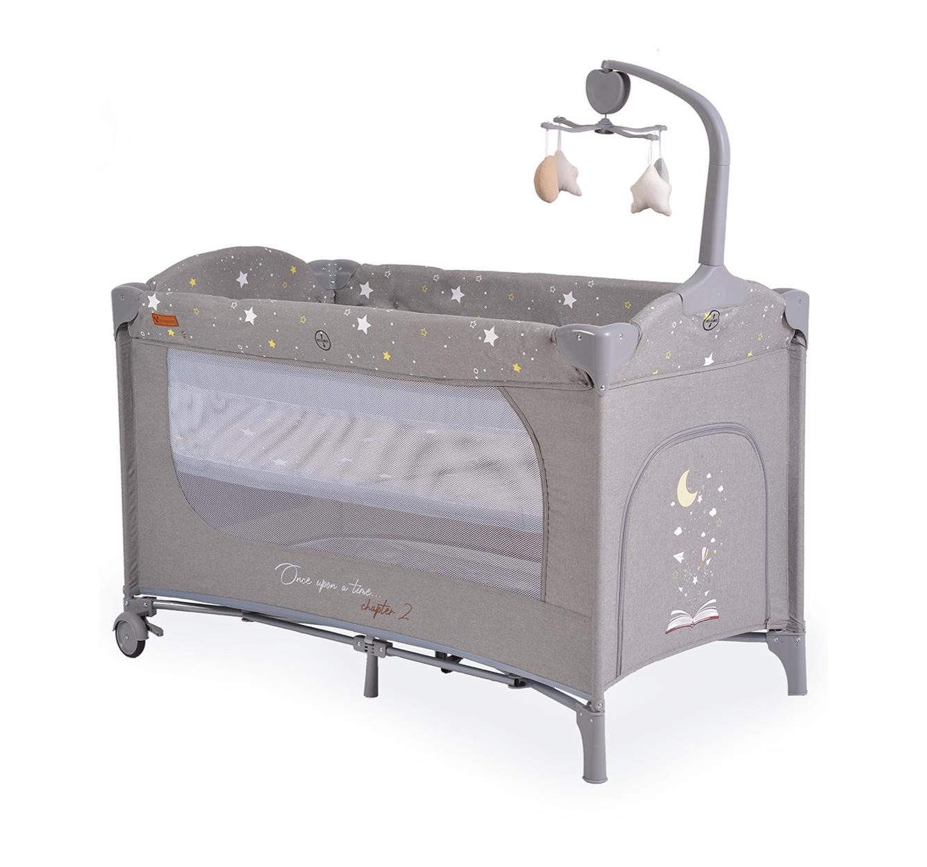 Cangaroo prenosivi krevetac za bebe Once Upon a Time,2 nivoa-Grey