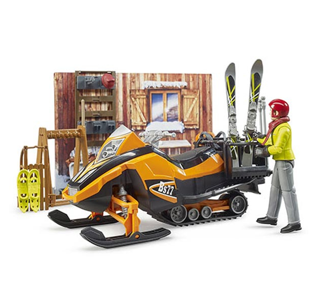 Bruder igračka Planinska koliba sa ski skuterom-631024