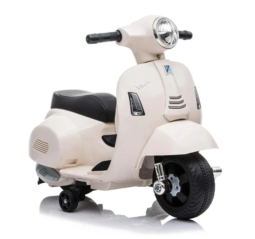 Dečiji motor Mini Vespa bela boja na akumulator