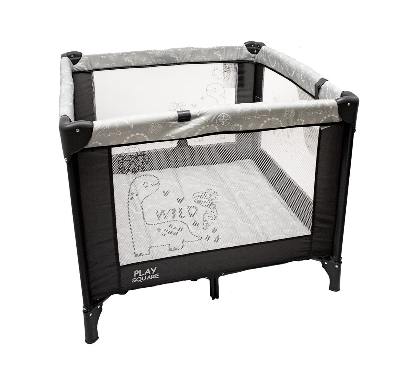 Jungle Play square ogradica za bebe Grey