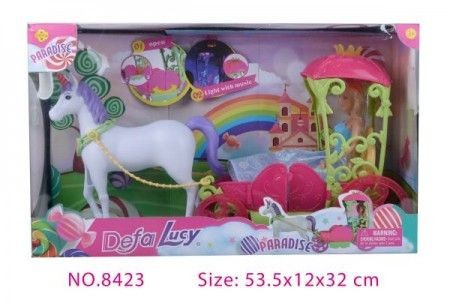 Lutka Defa sa konjem i kočijama ( 8423 )