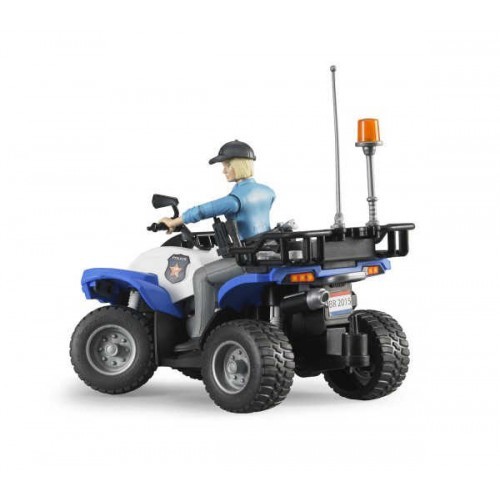 Bruder motor quad policija sa figurom