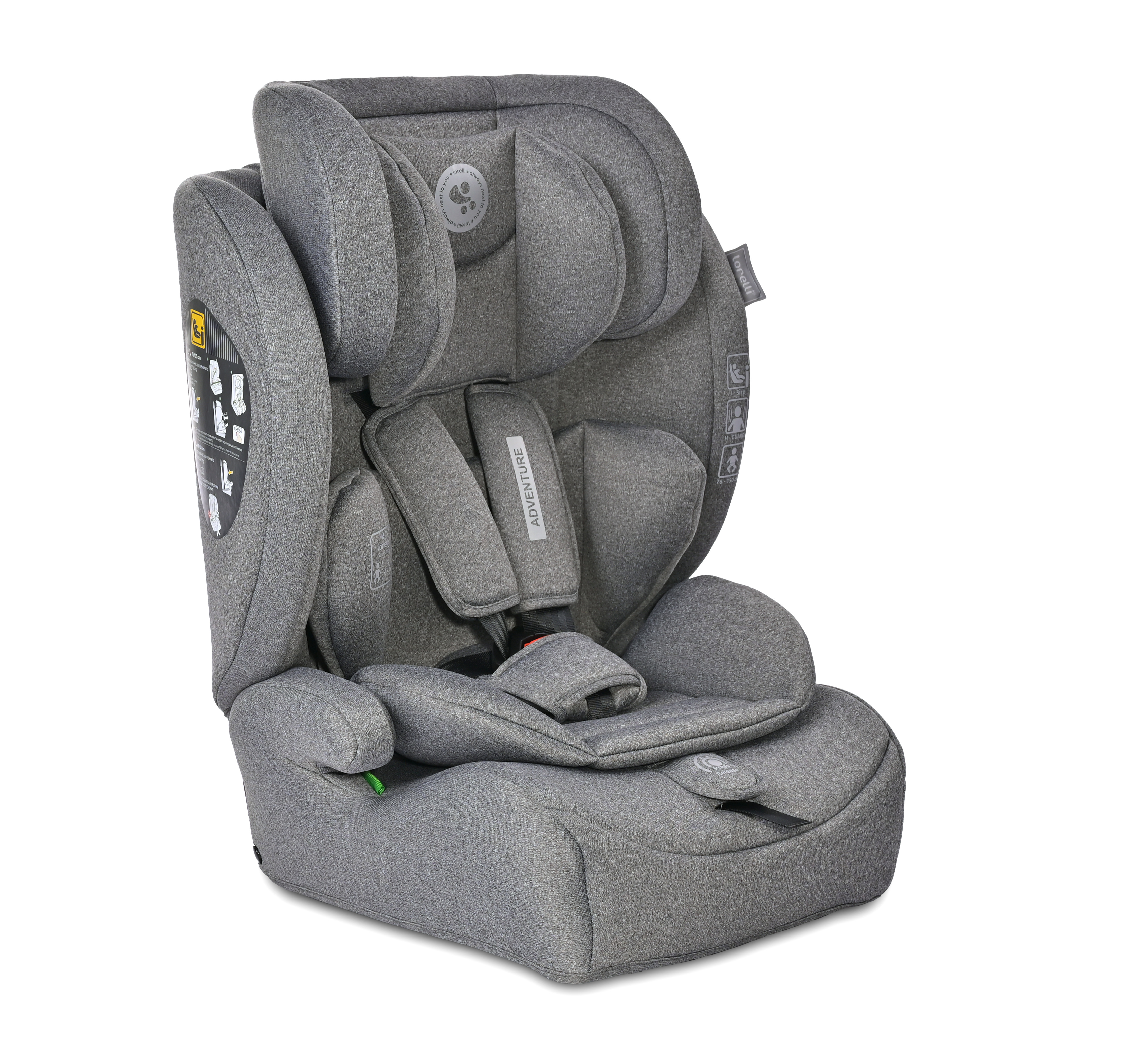 Loreli Bertoni auto sedište i-Size 76-150cm Adventure-Grey