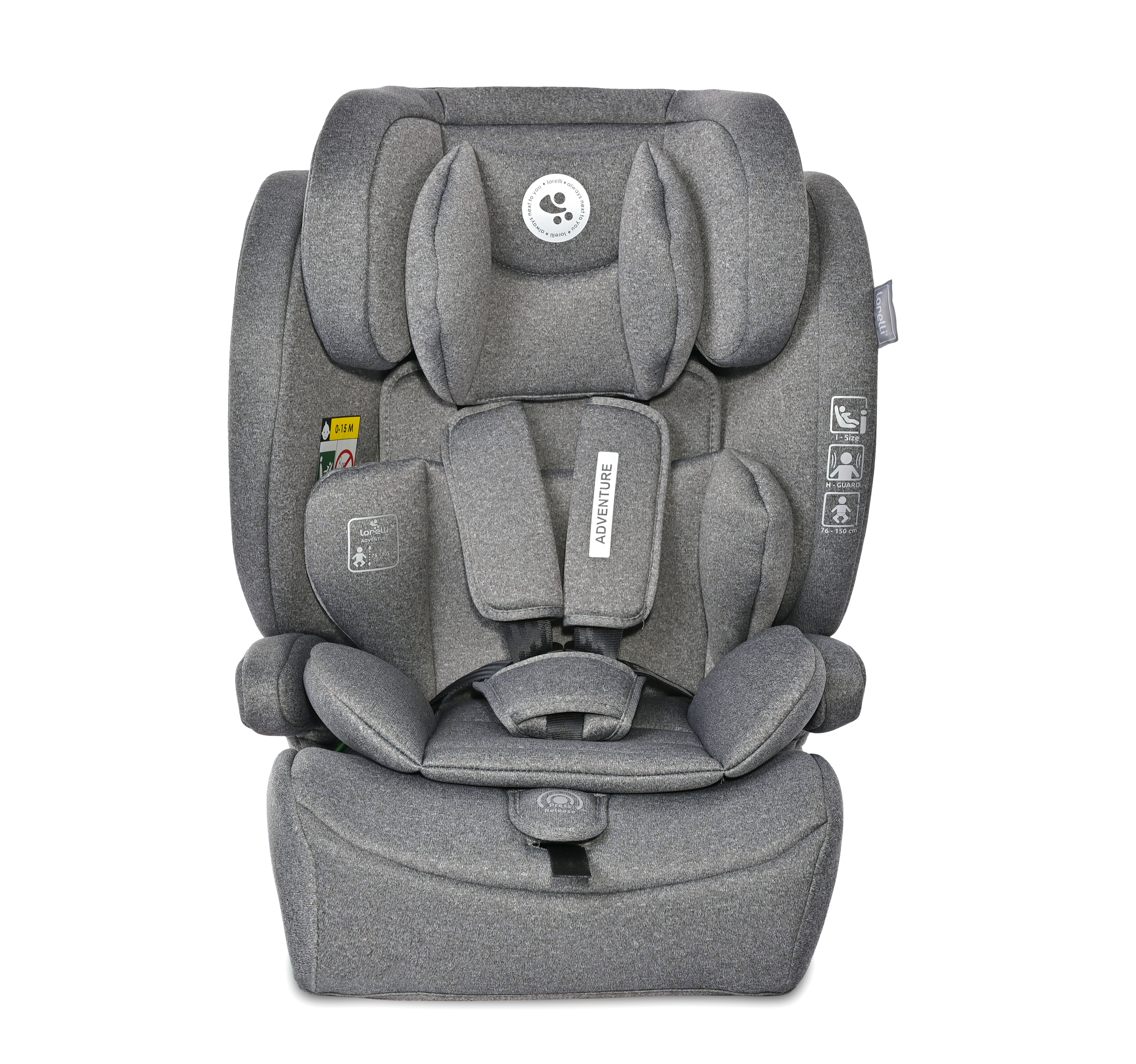 Lorelli Bertoni auto sedište i-Size 76-150cm Adventure-Grey