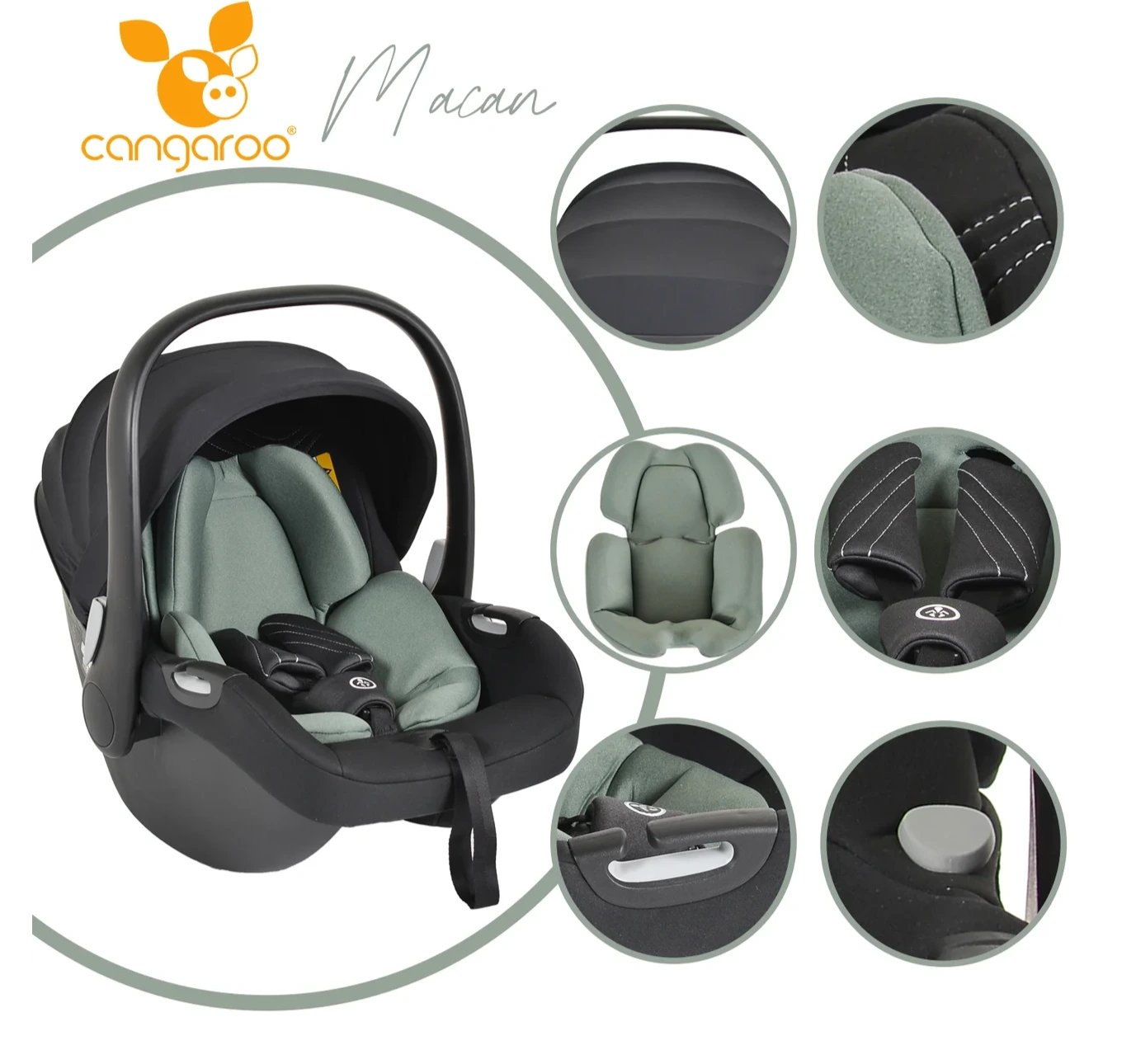 Cangaroo Hydra kolica za bebe 3u1