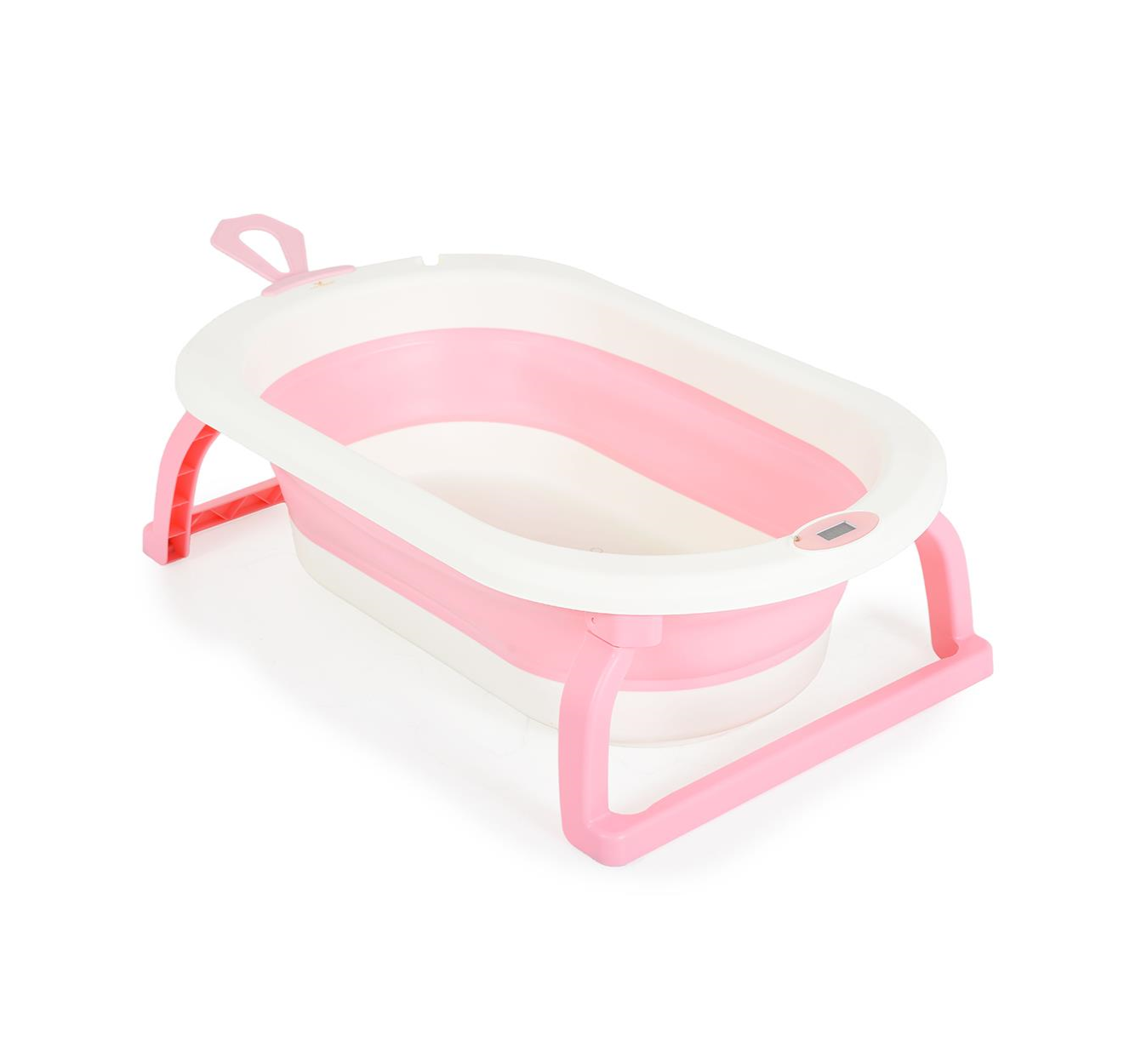 Cangaroo sklopiva kadica za bebe sa digitalnim termometrom Terra-Pink