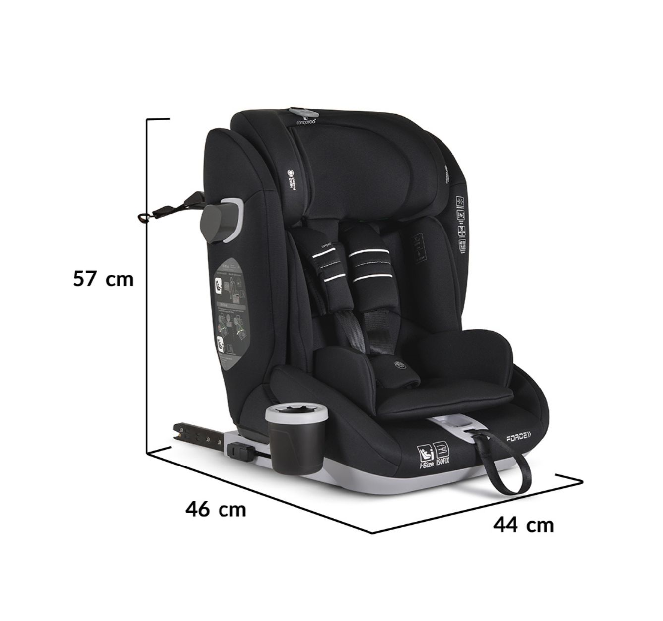 Cangaroo Force i-Size Isofix auto sedište za decu 76-150cm