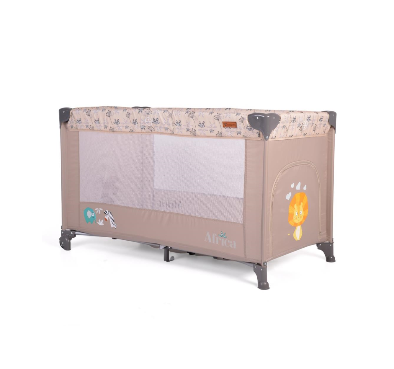 Cangaroo prenosivi krevetac za bebe Afrika,1 nivo-Beige