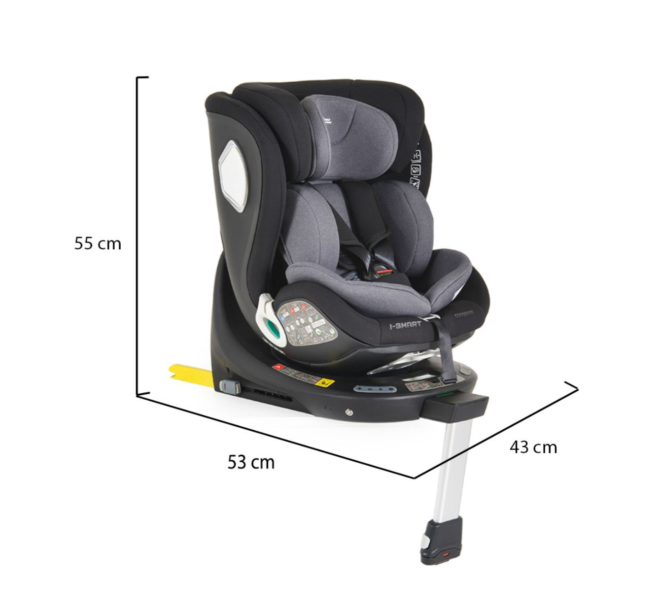 Cangaroo I-Smart Roto 360 i-Size Isofix auto sedište za decu 40-150cm