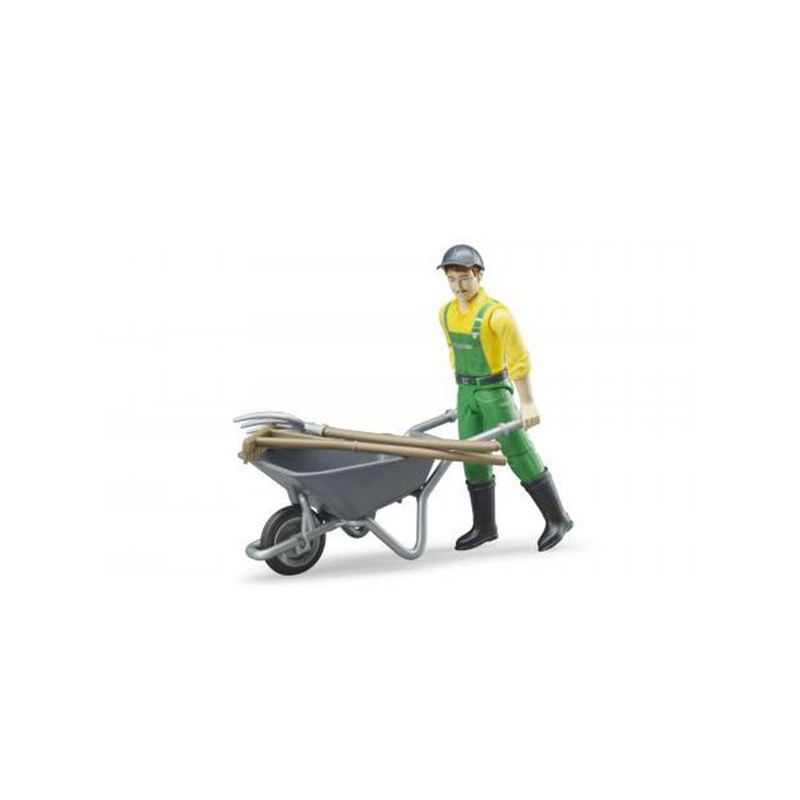 Bruder figura farmer sa kolicima i vilama